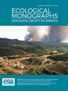 ECOLOGICAL MONOGRAPHS杂志封面